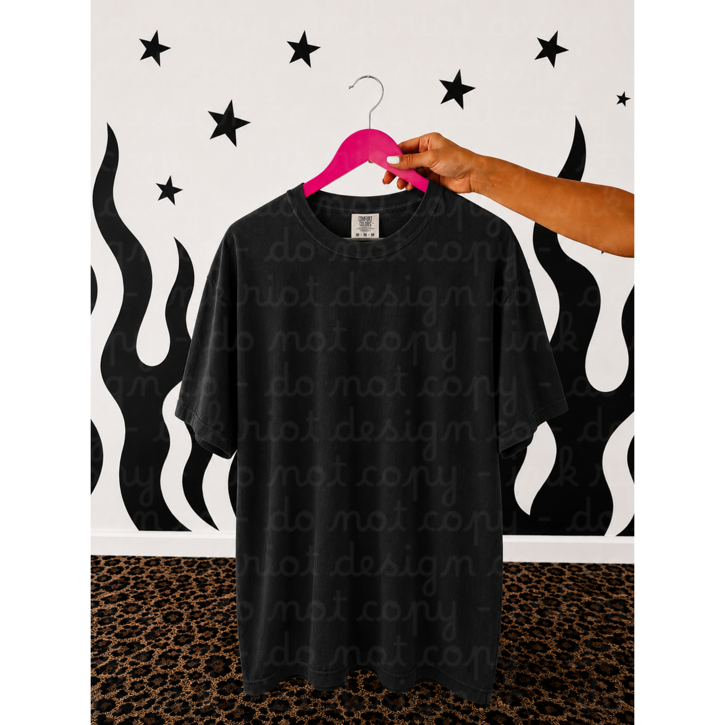 Black T-Shirt Mock