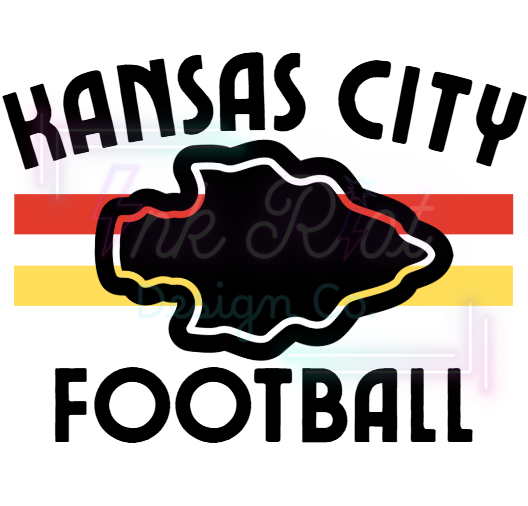 KC Football 1-4 DTF Print