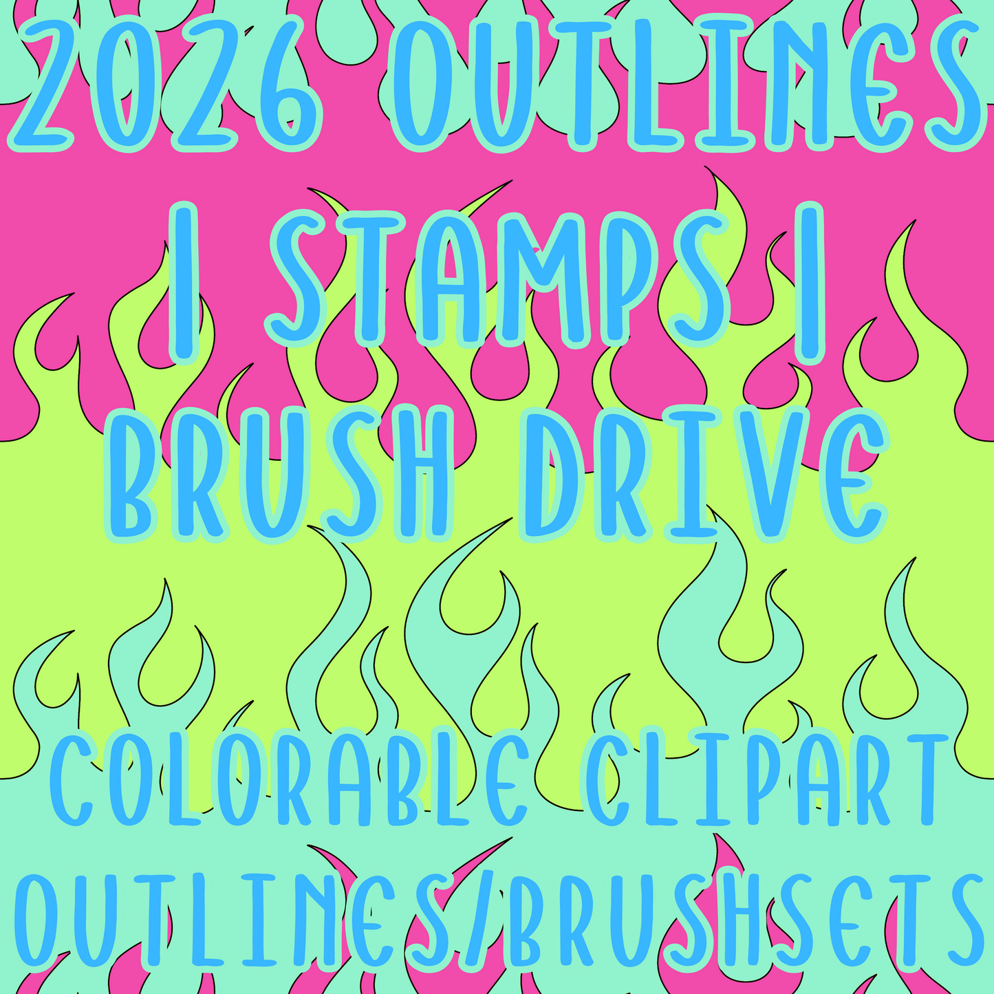 2026 Outlines | Stamps | Brush Drive