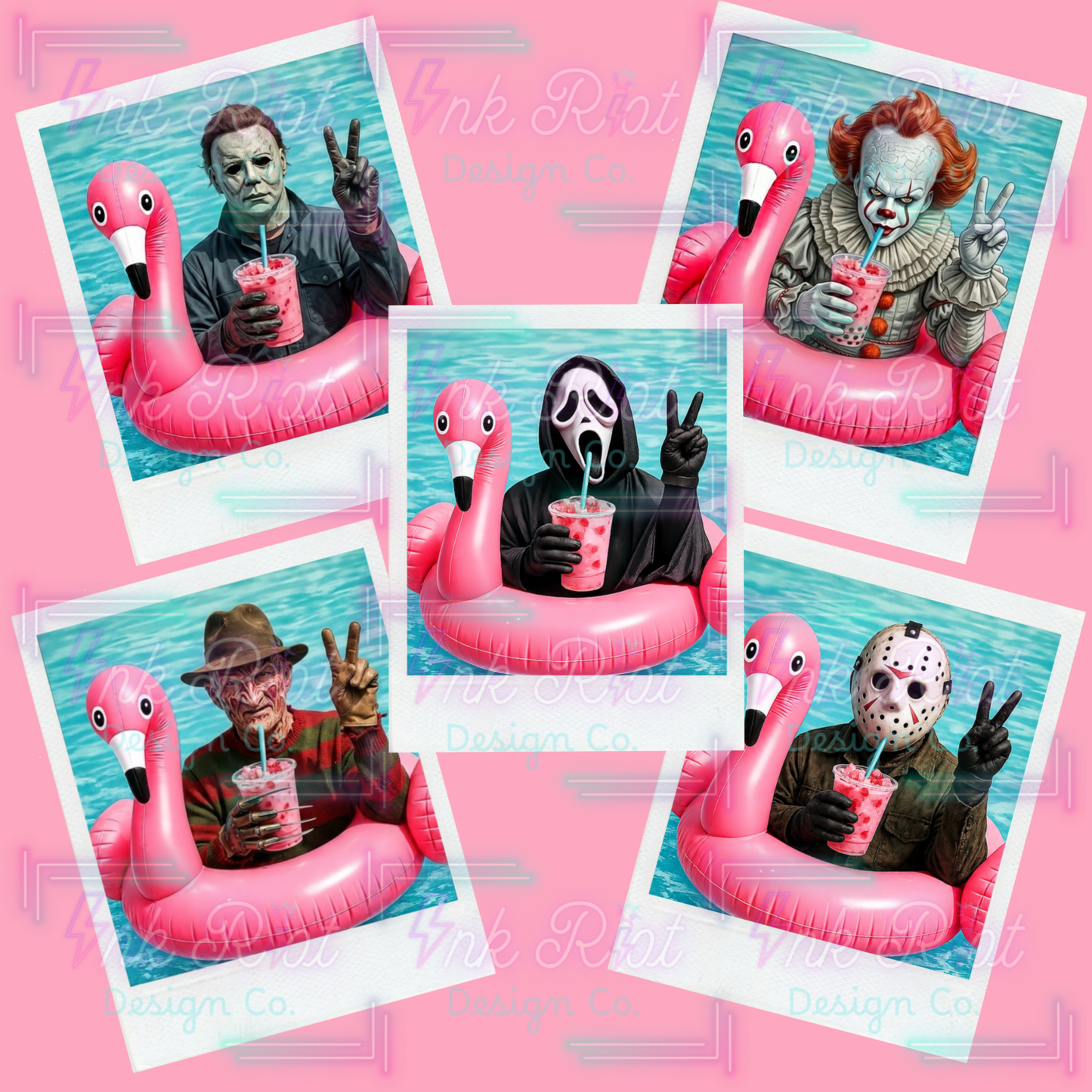 Slasher Summer Clipart Bundle - COMMERCIAL USE ONLY