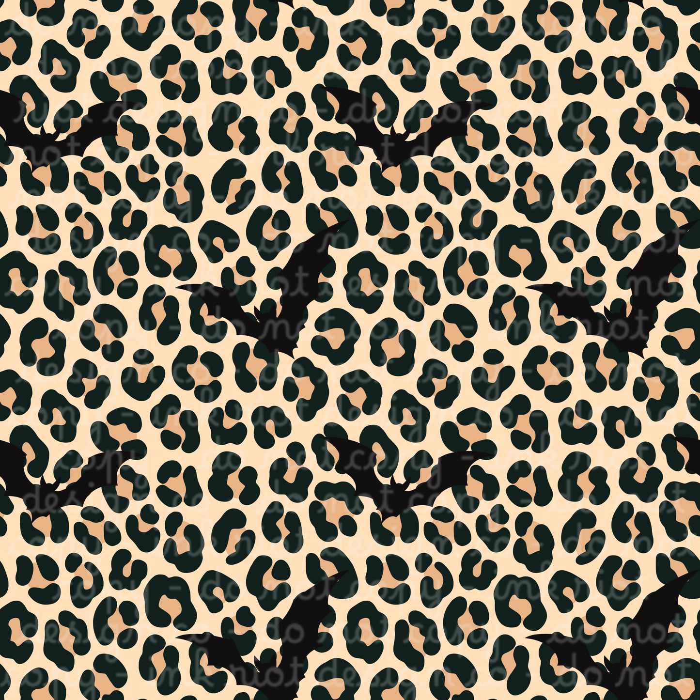 Leopard & Bats Seamless