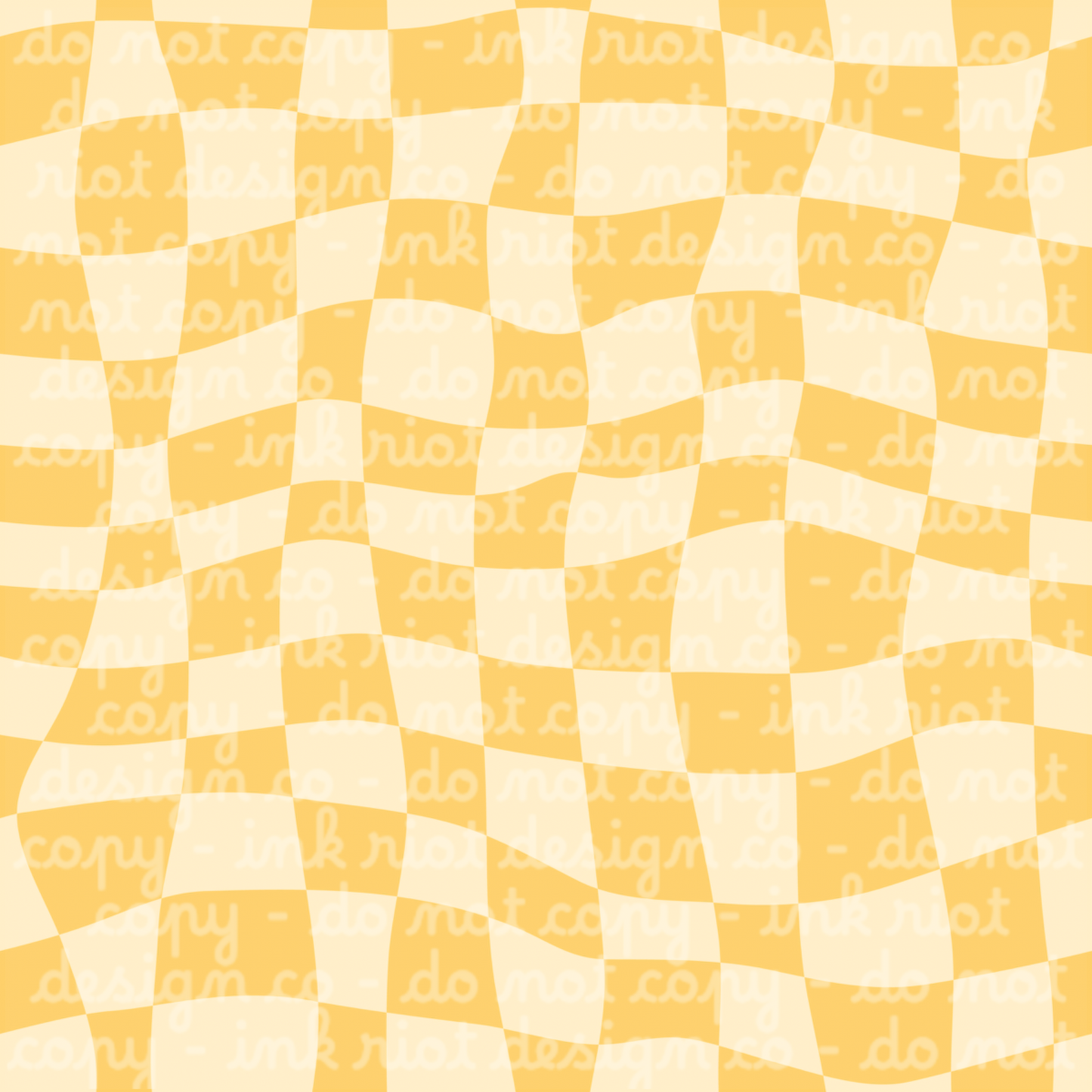Yellow Checkered Seamless