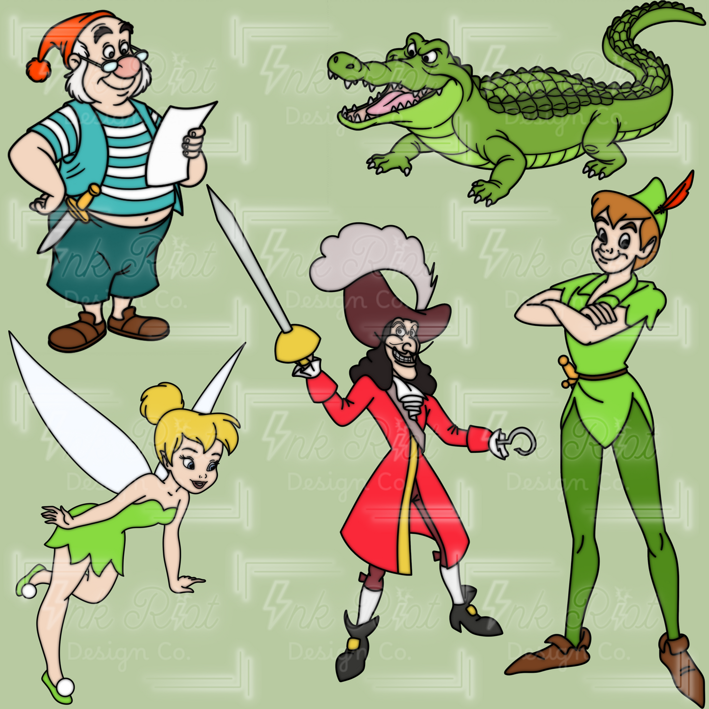Hook & Pan Clipart Bundle - COMMERCIAL USE ONLY