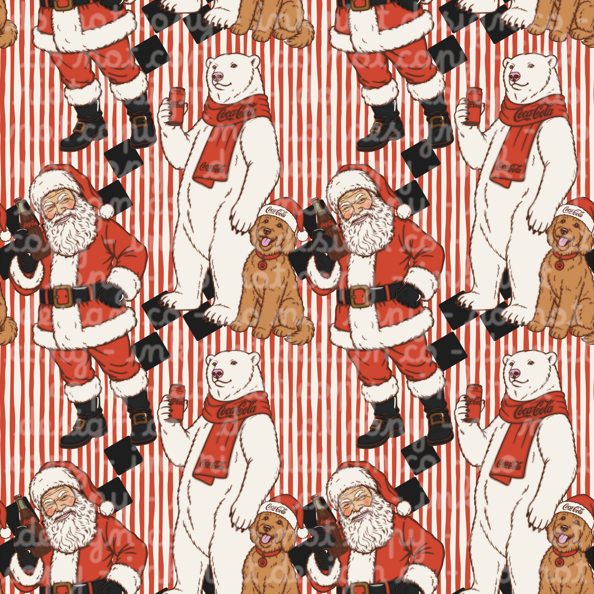 Cola Santa Seamless