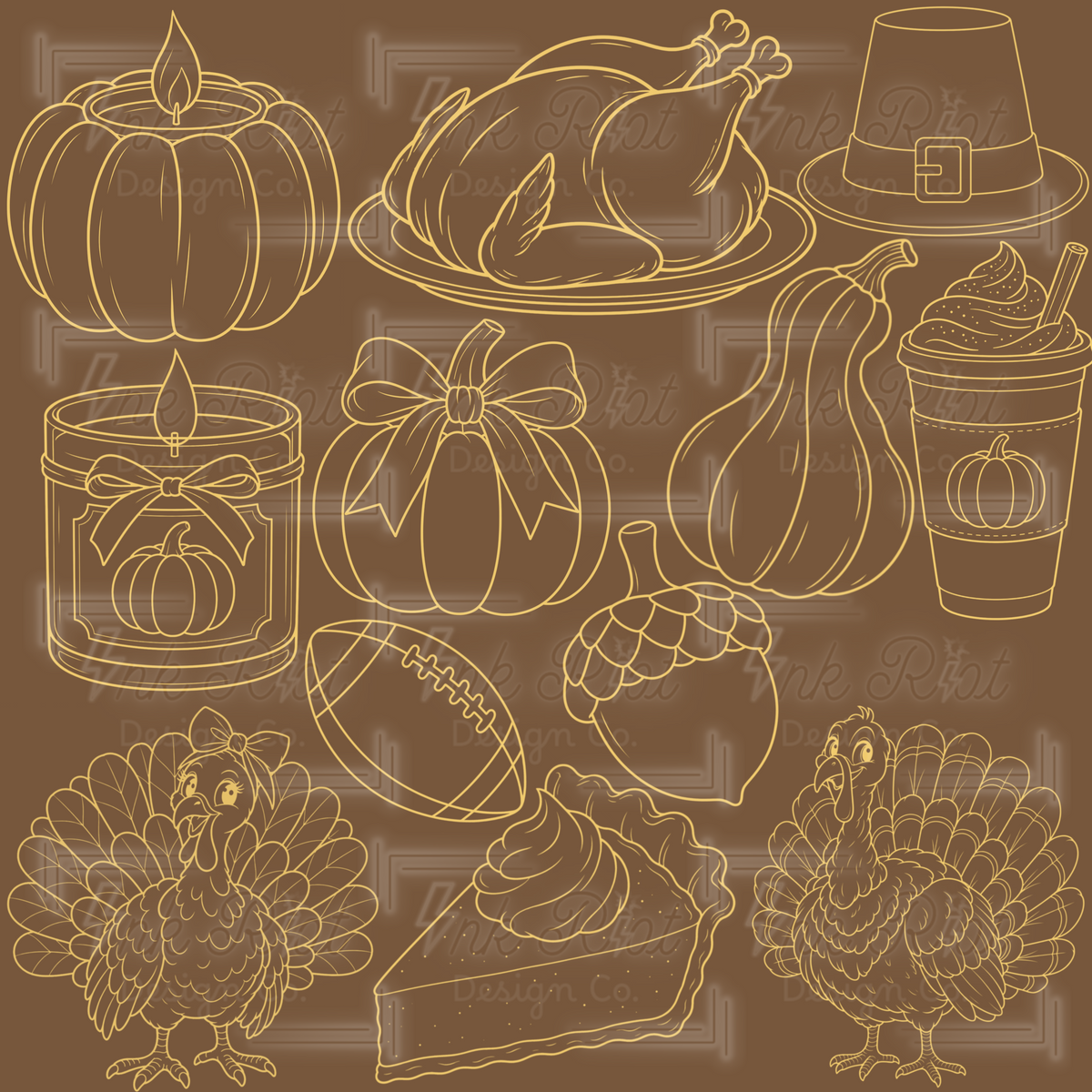 Autumn Stamp Set - PROCREATE ONLY