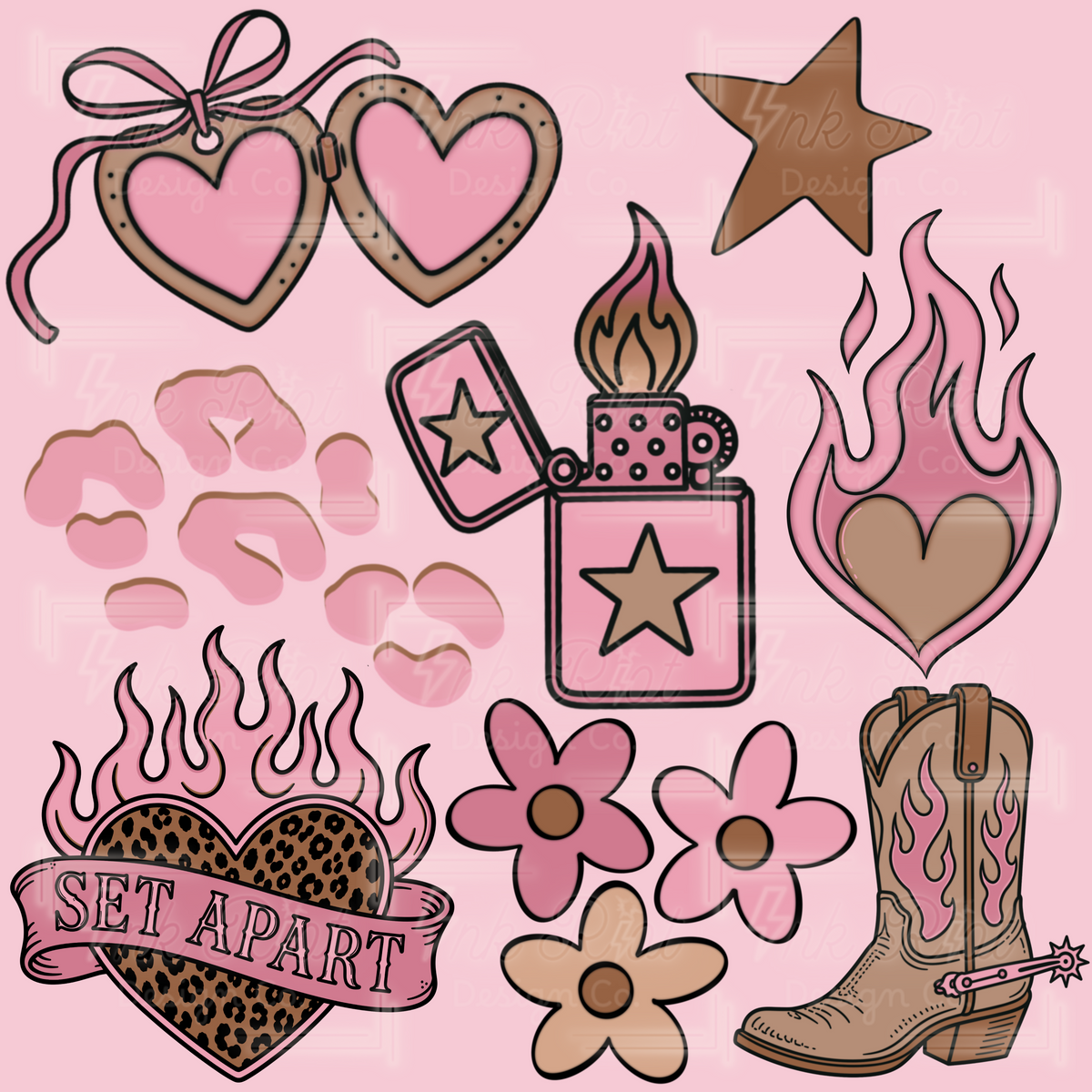 Set Apart Clipart Bundle - COMMERCIAL USE ONLY