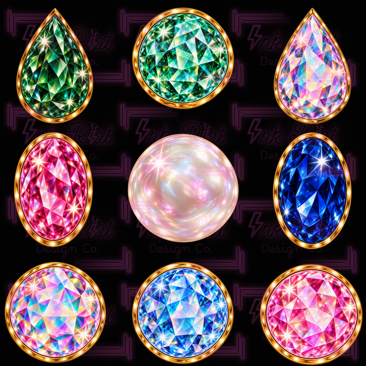 Jewels Clipart Bundle - COMMERCIAL USE ONLY