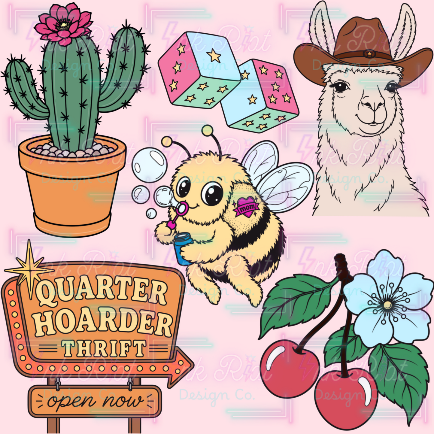 Prickly & Thrifty Clipart Bundle - COMMERCIAL USE ONLY