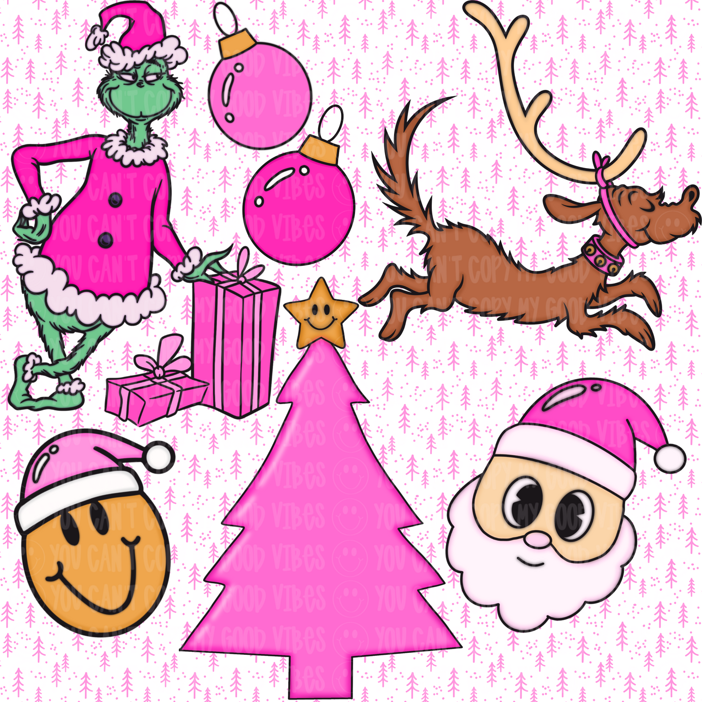 G-Man Christmas Clipart Bundle - COMMERCIAL USE ONLY