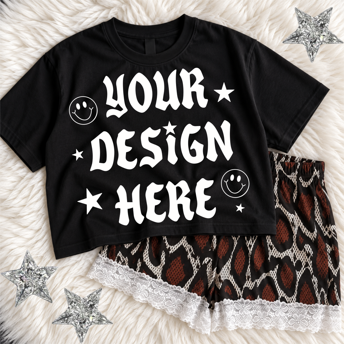 Black T-Shirt Mock