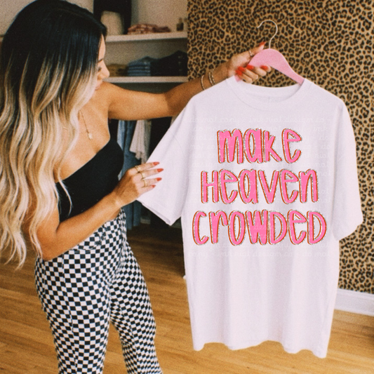 Pink & Glitter Make Heaven Crowded