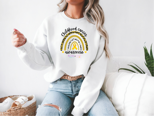 Mighty Marloe Leopard Rainbow Sweatshirt