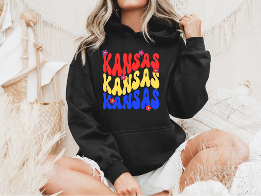 Kansas & Flowers Hoodie