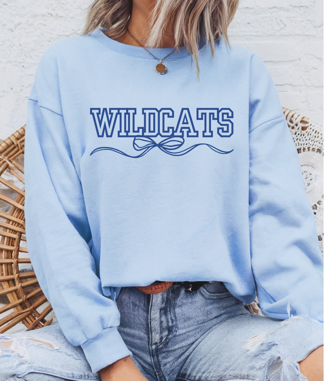Wildcats Bow Sweatshirt