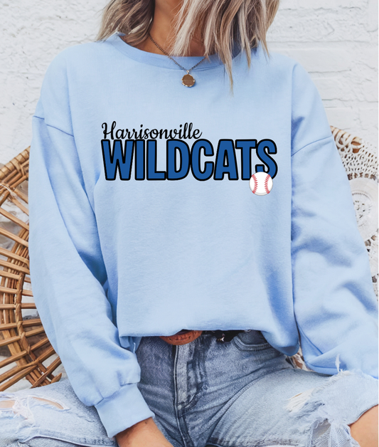 HV Wildcats Baseball Sweatshirt