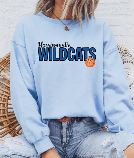 HV Wildcats Basketball Sweatshirt
