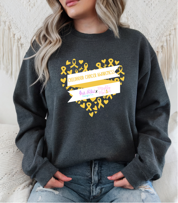 Mighty Marloe Ribbon Heart Sweatshirt