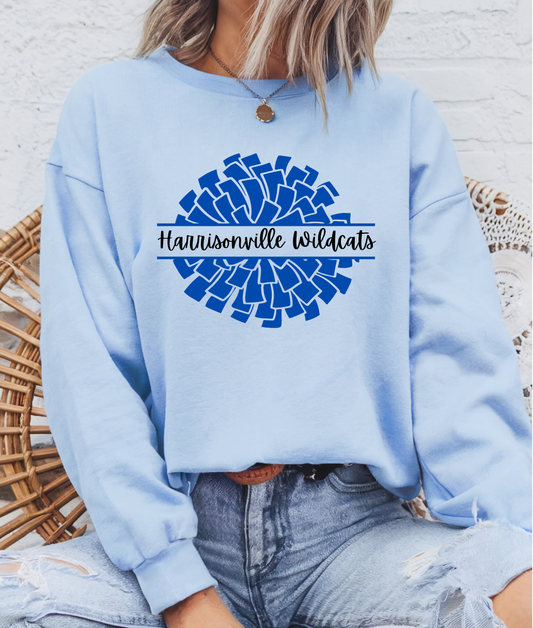 Harrisonville Wildcats Cheer Sweatshirt
