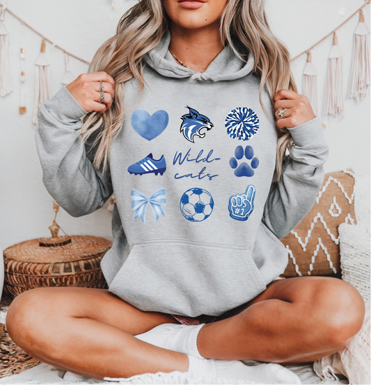Wildcat Soccer Icons