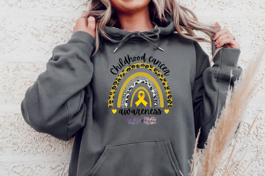 Mighty Marloe Leopard Rainbow Hoodie