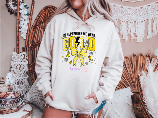 Mighty Marloe In September We Wear Gold Hoodie