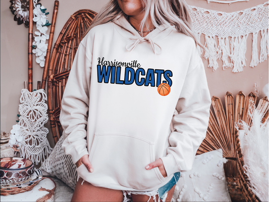 HV Wildcats Basketball Hoodie