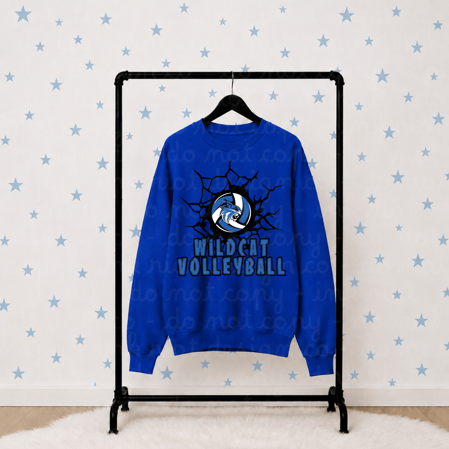 Wildcat Volleyball Burst