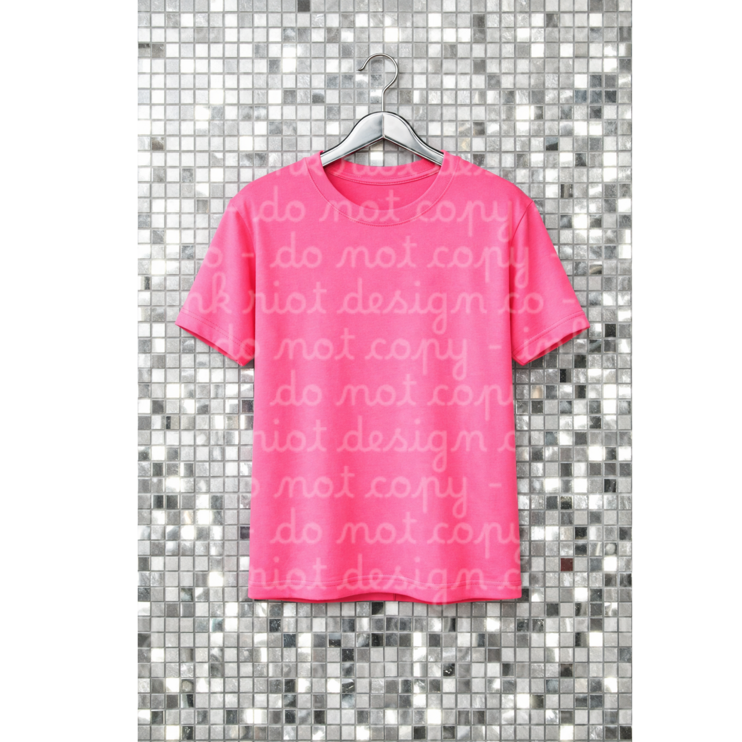 Mosaic Pink T-shirt Mock