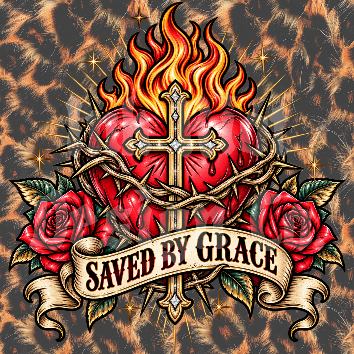 Saved By Grace PNG