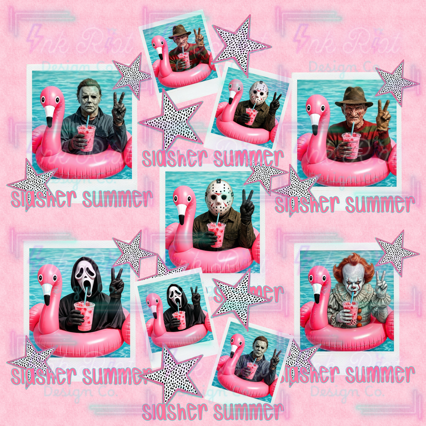 Slasher Summer PNG Bundle