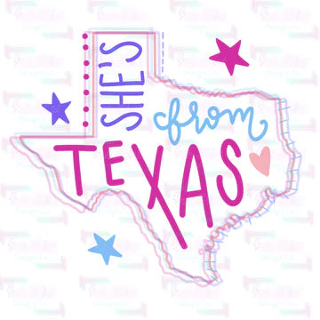 She's From Texas DTF