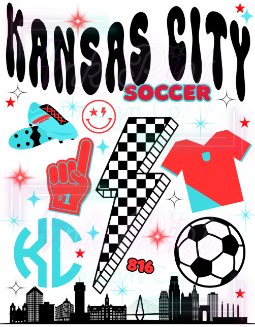 KC Soccer 1-11 DTF Print