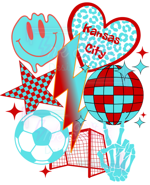 KC Soccer 1-13 DTF Print