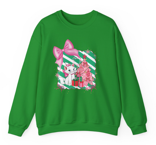 Christmas Cat & Bows