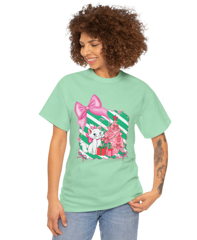 Christmas Cat & Bows