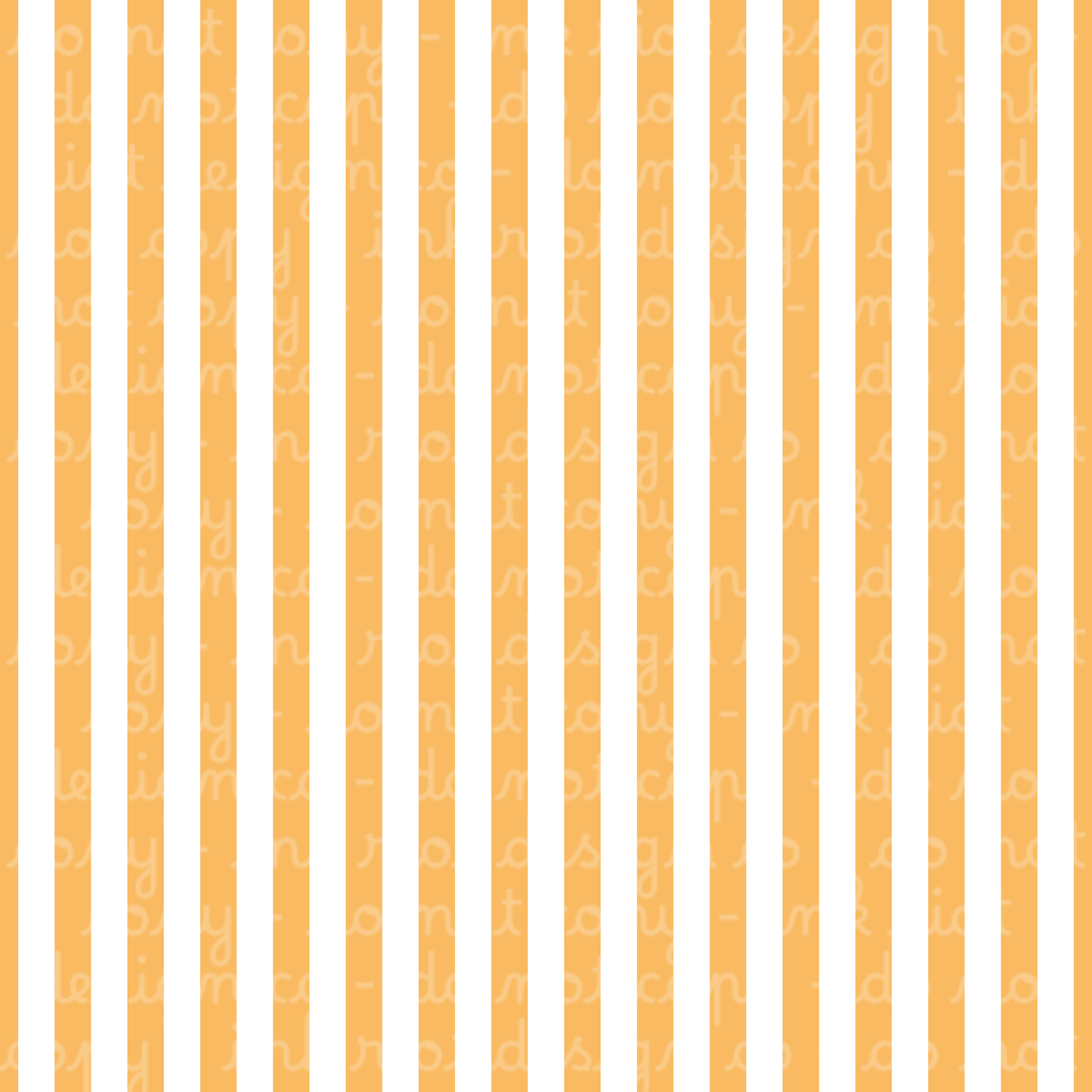 Orange & White Stripes Seamless