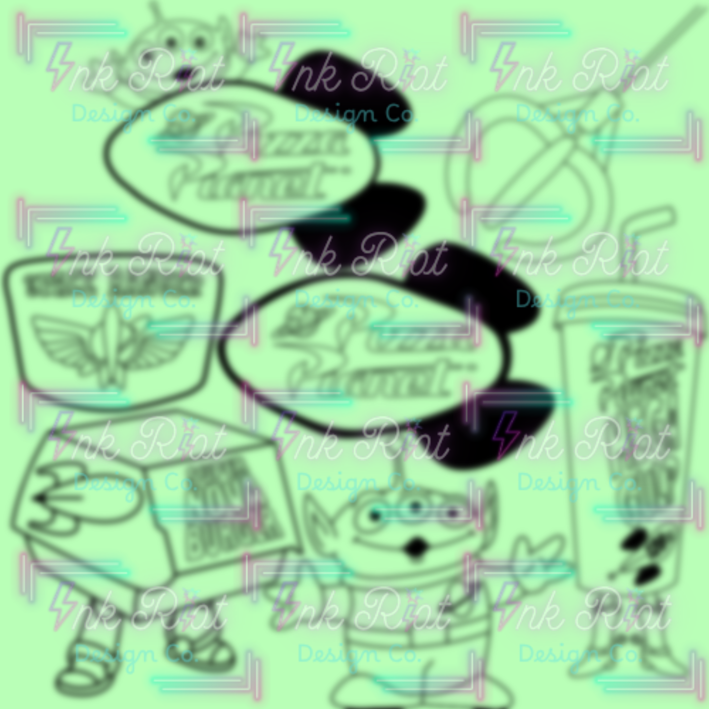 Piz Planet Colorable Clipart Bundle - COMMERCIAL USE ONLY