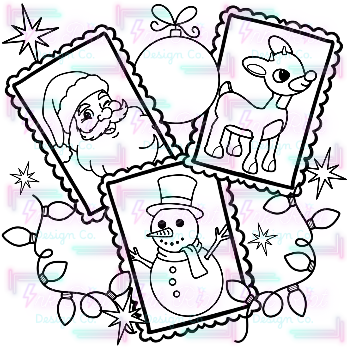 Christmas Colorable PNG - EXCLUSIVE - NO CODES