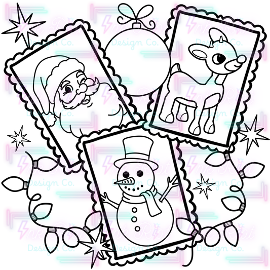 Christmas Colorable PNG - EXCLUSIVE - NO CODES
