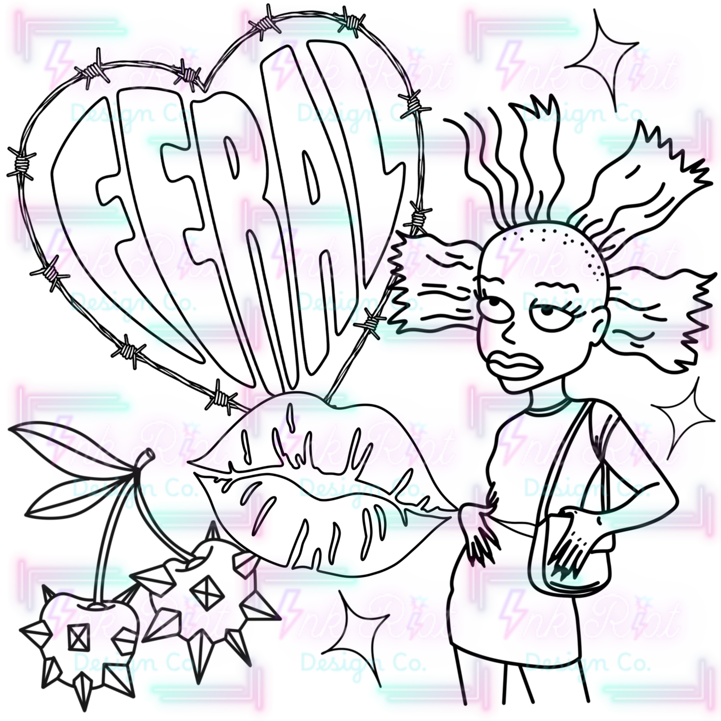 Feral Colorable PNG - EXCLUSIVE - NO CODES