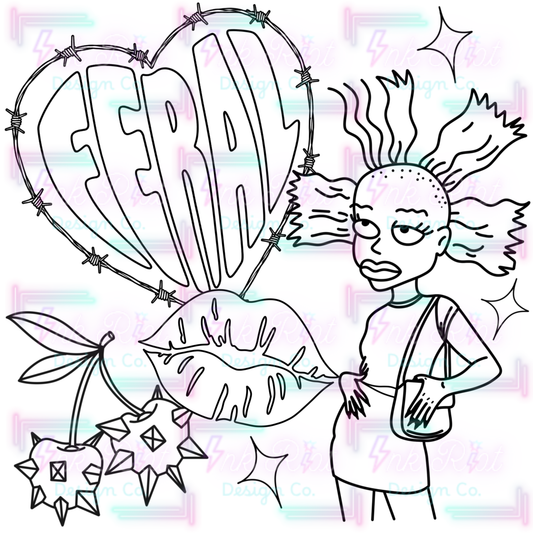 Feral Colorable PNG - EXCLUSIVE - NO CODES