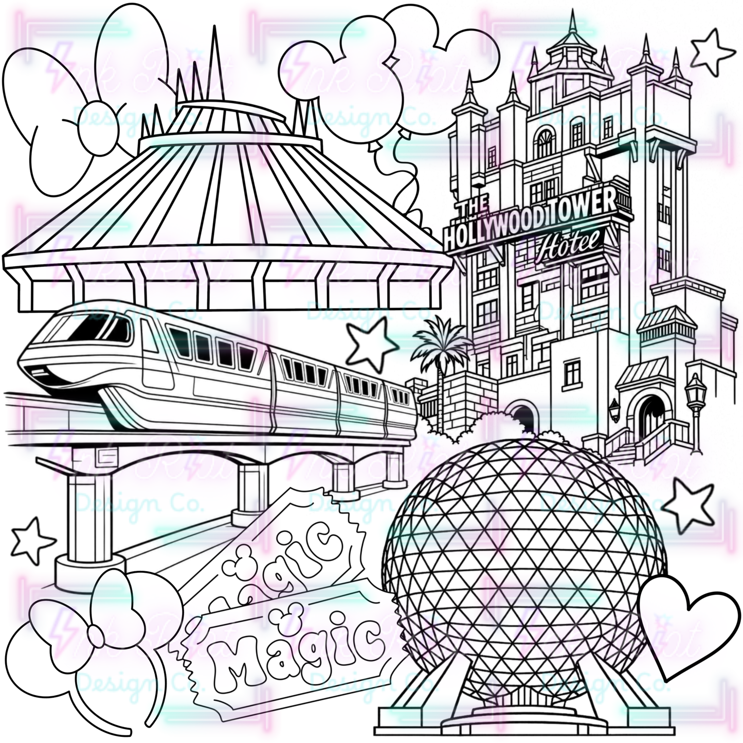 Magical Place Colorable PNG - EXCLUSIVE - NO CODES