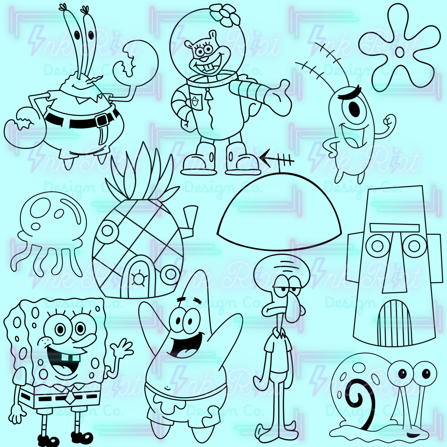 Sponge Stamp Set - PROCREATE ONLY