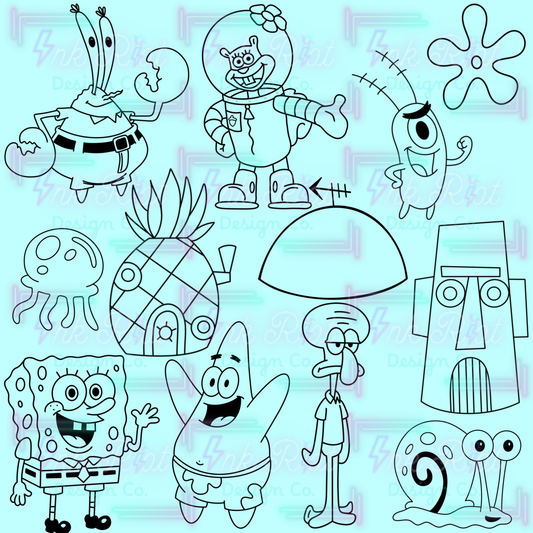 Sponge Stamp Set - PROCREATE ONLY