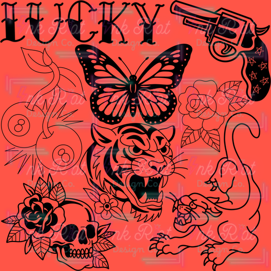 Tattoo Stamp Set - PROCREATE ONLY