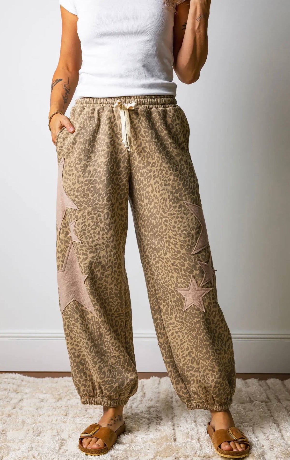 Leopard Print Star Pants Pre-Sale
