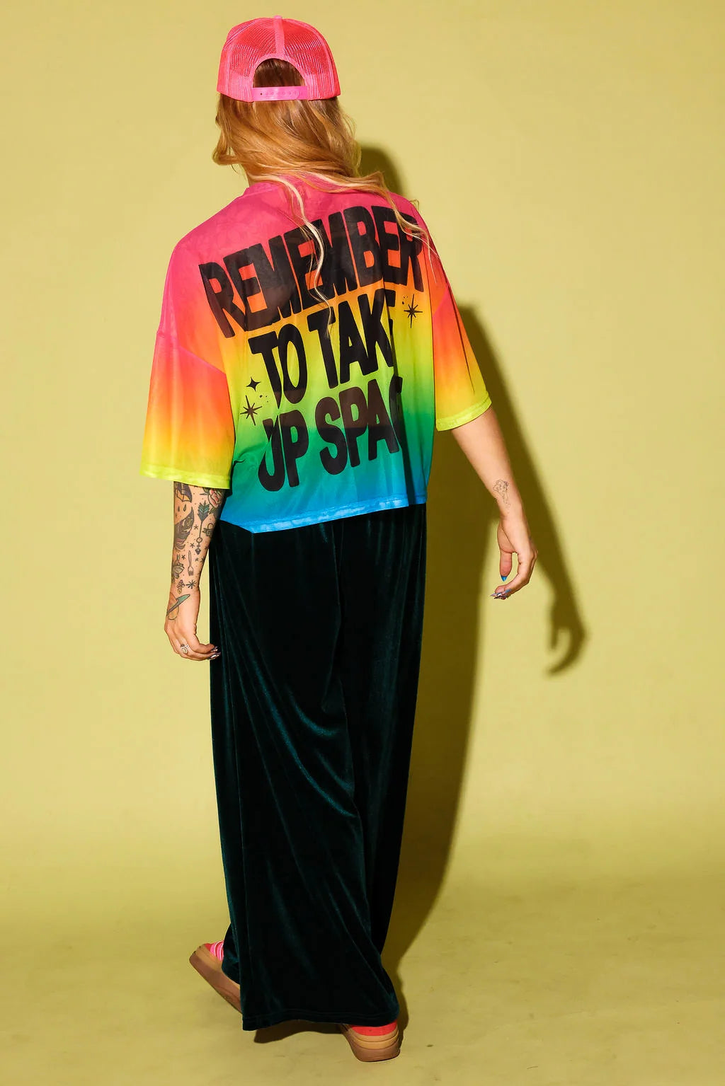BT Stay Weird Oversized Mesh Top Pre-Sale