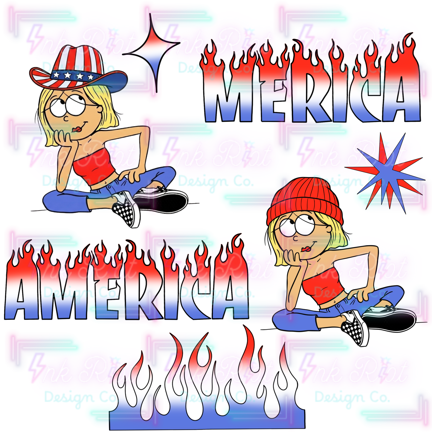 RWB LM Clipart Bundle - COMMERCIAL USE ONLY