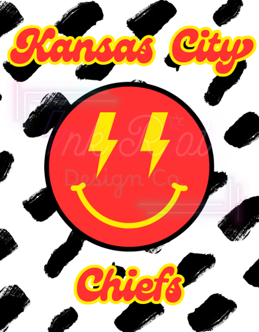 KC Football 1-14 DTF Print