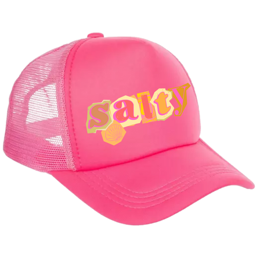 Pink & Orange Salty Trucker Hat